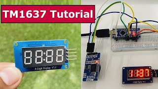 How to use TM1637 4digit 7segment LED display with Arduino  Quick amp Brief Tutorial [upl. by Kahn]