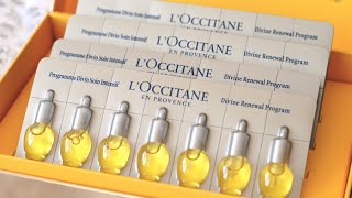 REVIEW LOccitane 28 Day Immortelle Divine Renewal Program [upl. by Ettevets]