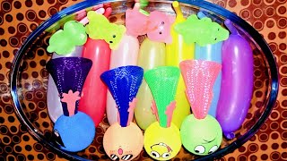 slime kit video  Mixing Content with Funny Balloons  Srabanitrans  mixing slime together  slime [upl. by Heady]