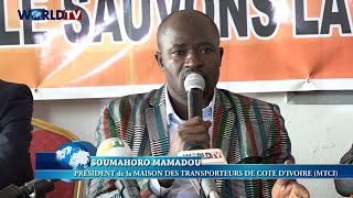 Taxis Compteurs dAbidjan  Soumahoro Mamadou ‘Ensemble Sauvons la MATCA pour le bien des Acteurs’ [upl. by Nide]