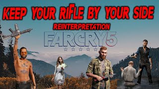 Keep Your Rifle by Your Side Reinterpretation Dan Romer Far Cry 5  1 Hour Loop With Slideshow [upl. by Darnell359]