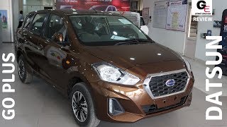 2018 Datsun Go Plus TO  most detailed review  features  specifications  price [upl. by Nolla449]