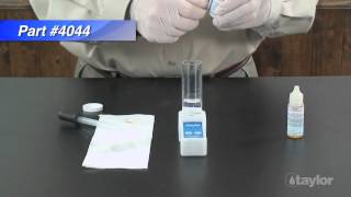 Testing for Glutaraldehyde Using Taylor’s K1186 [upl. by Kilah112]