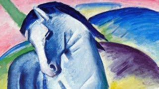 Franz Marc  Sur un grand cheval bleu [upl. by Nafis953]