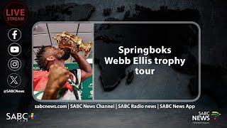 Springboks Victory Tour  Webb Ellis Trophy  East London [upl. by Aikahc903]