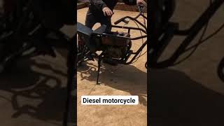 diesel motorbikehomemade diesel motorcycle [upl. by Iilek]