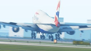 Landing A Boeing 747 at MAX Speed 300 kts in XPlane 11 [upl. by Gwyneth]