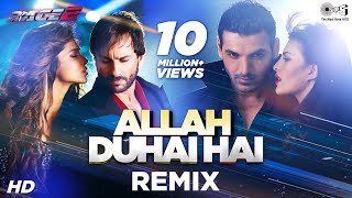 Allah Duhai Hai Remix  Lyrical  Race 2  Saif Ali Khan Deepika Padukone Jacqueline  Pritam [upl. by Amor]