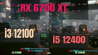 i3 12100f vs i5 12400 6700xt in 2024 [upl. by Selhorst648]