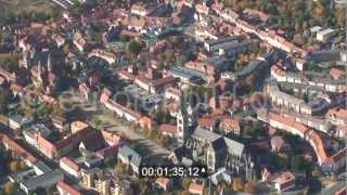 Stadtansicht der Altstadt von Halberstadt im Bundesland SachsenAnhalt [upl. by Sobel]