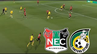 Fortuna Sittard 03 NEC Nijmegen Samenvatting  Eredivisie 20242025 [upl. by Nireil]