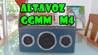 Altavoz GGMM M4 El mejor altavoz que ha pasado por el canal Análisis en español [upl. by Dnomar546]