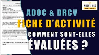 BTS MCO  Comment sont évaluées les fiches dactivités professionnelles  ADOC amp DRCV [upl. by Storer]