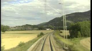 Trains Norway Oslo to Honefoss CabRide dTV SVCD [upl. by Tterej]