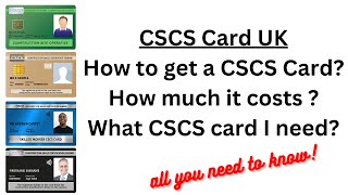 CSCS Card UK 2023  CITB Health amp Safety Test  How to Get a CSCS Card  How much CSCS Card Cost [upl. by Karola174]