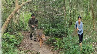 Use sniffer dogs to chase criminals who oppose people on duty in deep forests [upl. by Zevahc909]