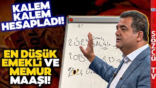 SGK Uzmanı Temmuz Zammını Kalem Kalem Hesapladı En Düşük Emekli ve Memur Maaşı [upl. by Guadalupe]