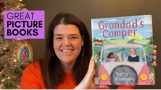 Grandads Camper  LGBTQIA Picture Books  Grandpa and Grandkid  Librarian Recommendations [upl. by Zeugirdor]