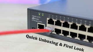 TPLINK Jetstream T2600G52TS L2 Managed Switch  Quick Unboxing and First Look [upl. by Annairba]