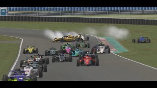 iRacing Motorsport Simulator  FIA F4  Motorsport Arena Oschersleben  20 min race [upl. by Nosnevets311]