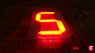 How to Make SevenSegment Display  Easy DIY Guide LARGE 7Segment LED Display  Nithu ETech [upl. by Terr295]