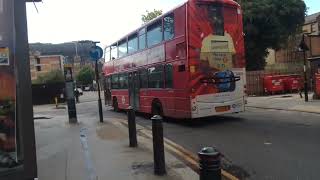 Stuck Front Blind amp Rear Advert Wrap  GAL WVL449 On Bus Route 119 Spot [upl. by Ailasor]