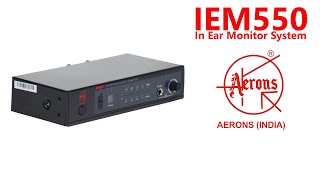 AERONS IEM550 In Ear Monitor in Hindi [upl. by Yand363]