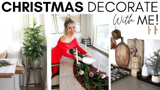 CHRISTMAS DECORATE WITH ME  HOLIDAY DECORATING IDEAS  CHRISTMAS DECORATING IDEAS 2023 [upl. by Lemhaj516]