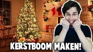 KERSTBOOM MAKEN IN BUILD BATTLE [upl. by Onateyac918]