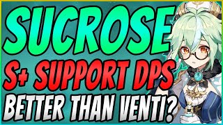 Sucrose Character Guide  STOP SLEEPING ON HER  S Anemo DPS Support Build  Genshin Impact [upl. by Olwena]