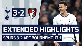 EXTENDED HIGHLIGHTS  SPURS 32 AFC BOURNEMOUTH  Deles double and Sissokos first at new stadium [upl. by Nevins]