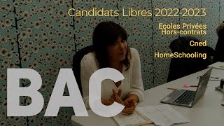 « Passer le BAC en candidat libre  écoles hors contrats  CNED  modalités et conseils » [upl. by Munford]