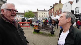 Mayoral candidate Paul Haslam talking in Knaresborough Market [upl. by Hecht]