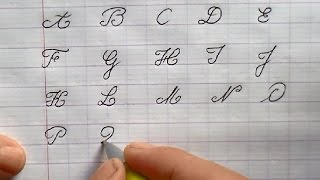 Ecrire l’alphabet français  Majuscule en maternelle cp ce1 ce2 [upl. by Hollingsworth]