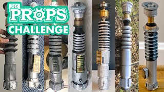 DIY Prop Challenge  COMPLETED LIGHTSABERS [upl. by Corissa206]