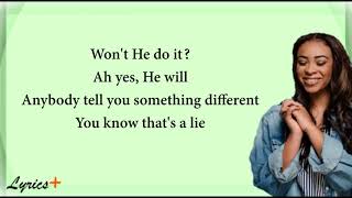 Wont He do it  Koryn Hawthorne ft Roshon Fegan Lyrics [upl. by Anayet876]