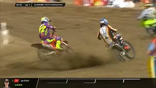 Liam Everts mastering the sand vs K Reisulis  MXGP of Flanders 2024 [upl. by Minerva]