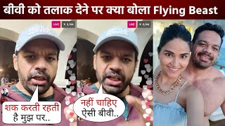 Flying beast Gaurav Taneja shocking reaction amid rumours with wife Ritu Rathee [upl. by Lyrak]