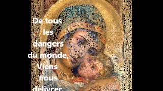 Sous ton voile de Tendresse nous nous refugions [upl. by Jarnagin70]