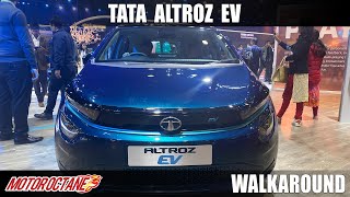 Tata Altroz EV  Under Rs 10 lakhs  Auto Expo 2020  Hindi  Motoroctane [upl. by Schroder930]