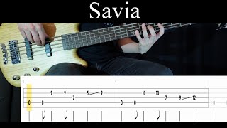 Savia Soen  Bass Cover With Tabs by Leo Düzey [upl. by Aitnahc]