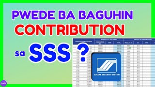 How to Change SSS Contribution Online Can I Increase Contribution SSS [upl. by Gnous]