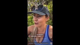 Influencer feeds BBQ chicken to wild croc [upl. by Anaes]