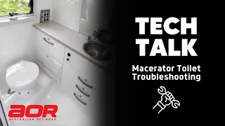 Tech talk  macerator toilet troubleshooting [upl. by China]