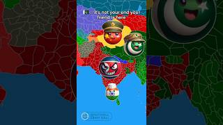 What If Pakistan And North Korea Switched Their Places Hindi countryballs countries shortsvideo [upl. by Zoltai]