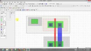 inverter layout basics using Ledit [upl. by Nnairac]