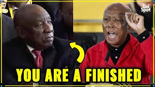 Malema explosive response to Ramaphosa on working with oppressors [upl. by Ramor]