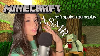 ASMR Soft Spoken Minecraft Lets Play Key Board Noises Mouse Clicking Funny Commentary [upl. by Nosnaj]