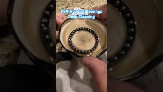 FSA Headset Bearing Cleaning diy mtb [upl. by Coonan]