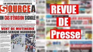 REVUE DE PRESSE SOURCEA TV DU 11 juillet 2024 PAR ALIOUNE GUEYE [upl. by Gregorio]